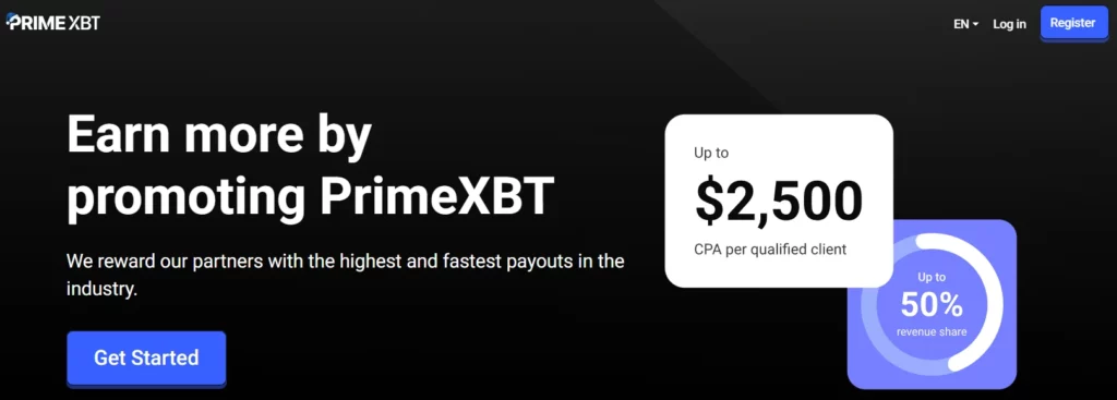 PrimeXBT Partner Program