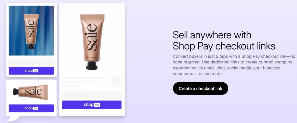 Shop Pay Checkout Links