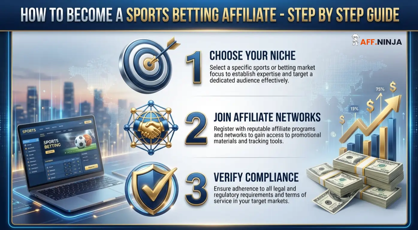 Steps to Become a Sports Betting Affiliate