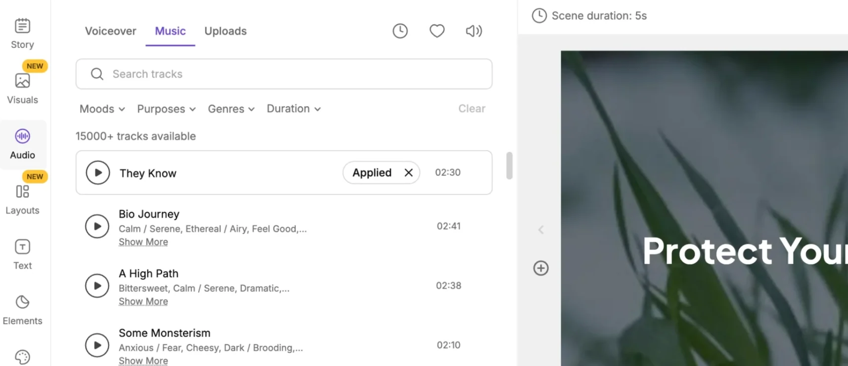 Add Voiceover and Music in Pictory