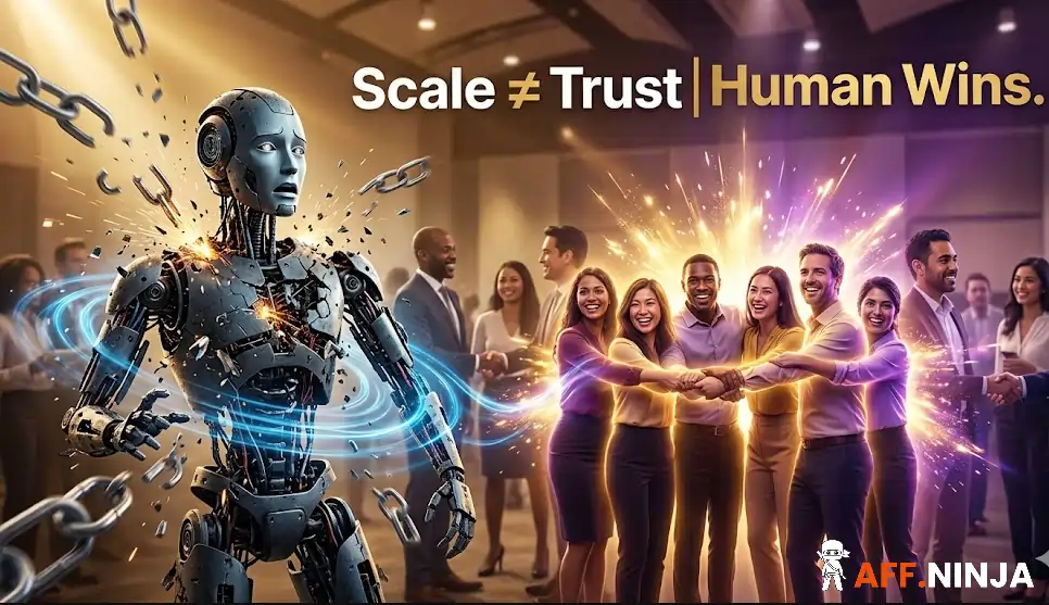 AI vs human trust split
