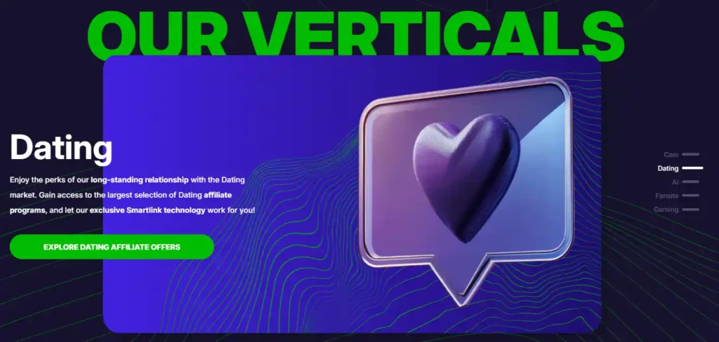 CrakRevenue Dating Verticals